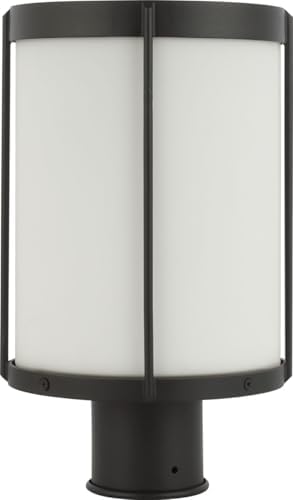 Generation Lighting Luning Outdoor Post Light, Textured Black