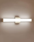24" LED Bathroom Vanity Light14W Brushed Nickel 4000K Square
