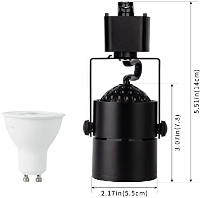 mirrea GU10 LED Track Lighting Heads, 12 Pack