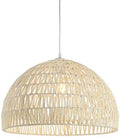 JONATHAN Y Campana 1-Light Cream Pendant Lamp