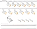 12-Light LED Track Lighting Kit, 13FT Rails