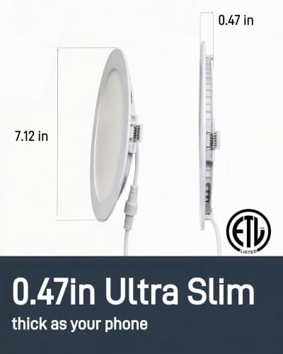 LEDYOND 6 Inch 6Pack LED Recessed Lights