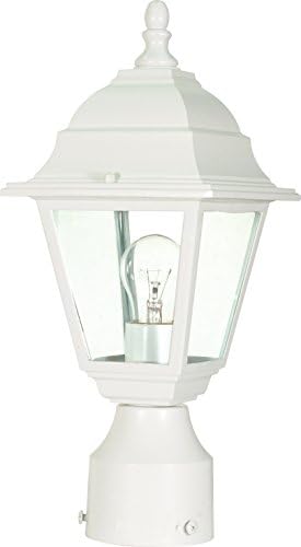 Nuvo 60/546 White Outdoor Post Lantern Fixture
