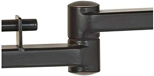 Easley 15" Bronze Plug-In Swing Arm Wall Lamp