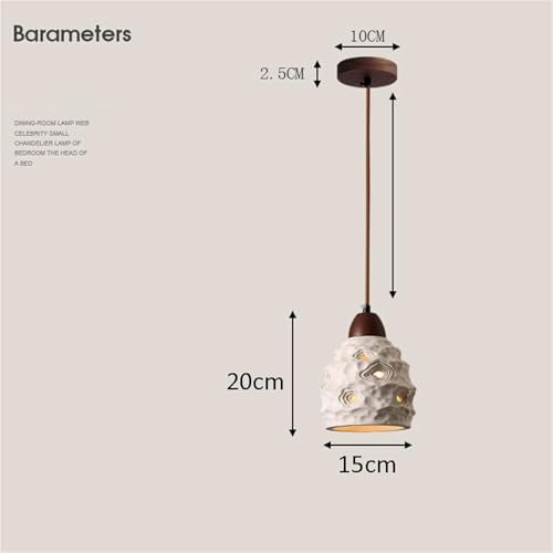 Small Concrete Industrial Pendant Light