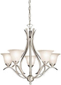 Kichler Dover 5-Light Chandelier, Brushed Nickel