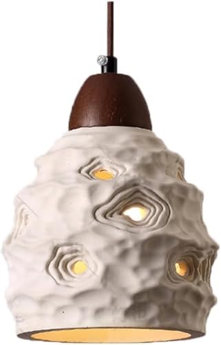 Small Concrete Industrial Pendant Light