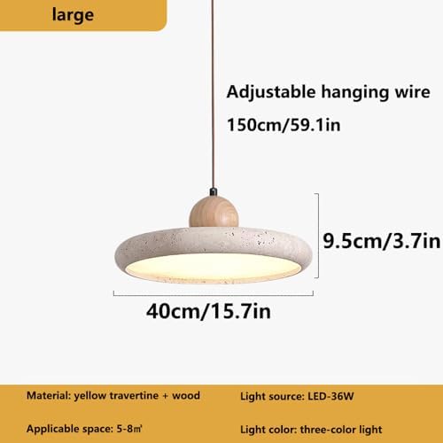 Indoor Nordic Natural Yellow Travertine Light Retro Industrial