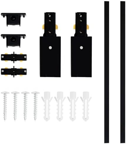 VANoopee 6.6FT H-Track Lighting Rails Kit, Black