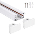 LEONLITE 4FT H-Type Track Rail, White