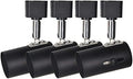 H-Type E26 Track Lighting Heads, 4-Pack, Black