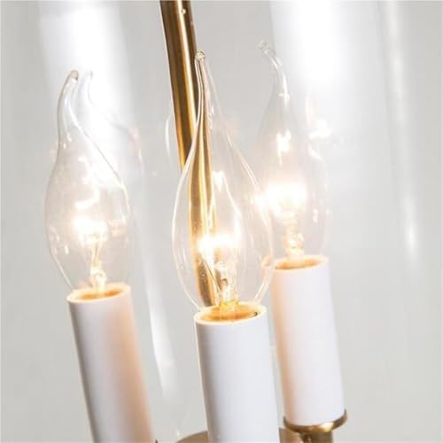 LNPTAL Vintage Gold Lantern Pendant Light