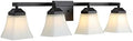 JONATHAN Y Staunton 4-Light Vanity Sconce, Oil Rubbed Bronze