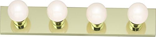 Nuvo Lighting SF77/189 Four Light Vanity, Brass-Polished/Cast