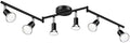 Ascher 6-Light LED Track Lighting Kit, Black