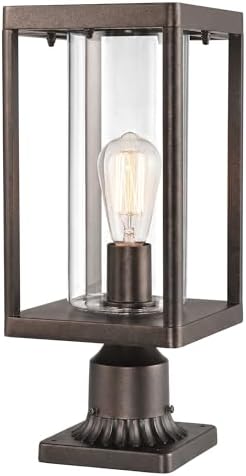 Beionxii Outdoor Post Light, 20", Bronze