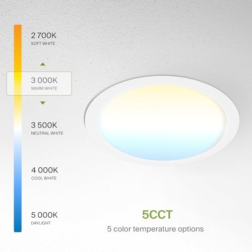 ASD 4 Pack 11/12 Inch LED Recessed Lighting