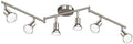 Ascher 6-Light LED Track Lighting Kit, Matt Nickel
