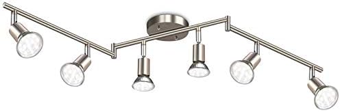 Ascher 6-Light LED Track Lighting Kit, Matt Nickel