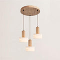 Industrial Natural Stone Pendant Lamp, Walnut Color