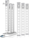 GOODEA 7" Under Cabinet Lighting with Charging Station, 6 Pack