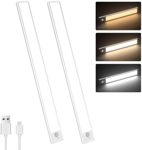 Motion Sensor Under Cabinet Lighting-Magnetic Rechargeable Closet