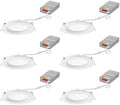 Juno 4" Round Wafer LED Recessed Light 6Pk