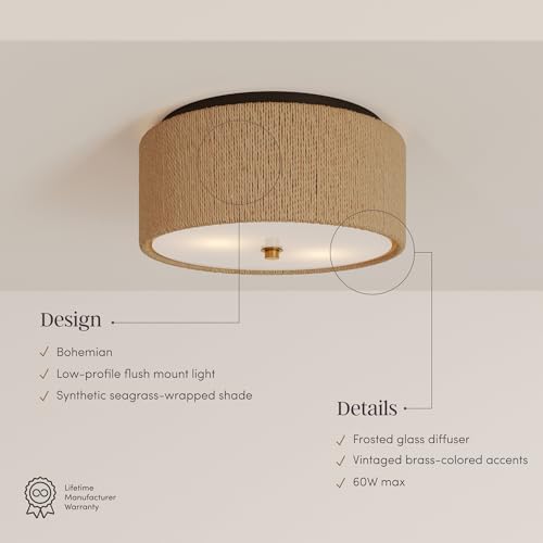 Nathan James Juluca Boho Flush Mount Ceiling Light