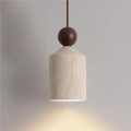 Cylinder Natural Stone Chandelier Vintage Industrial Pendant Lighting