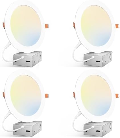 Amico 4 Pack 7 Inch LED Recessed Ceiling Downlight
