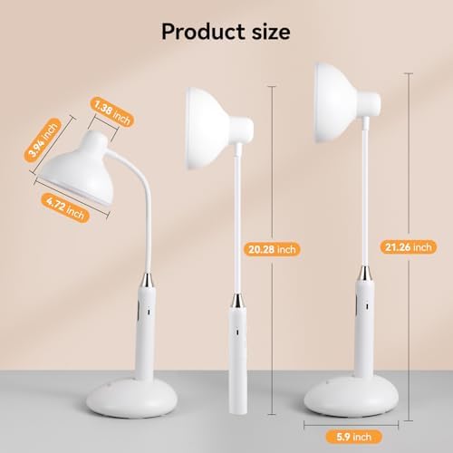 VAVOFO Wireless Desk Lamp, 6781-700 Lumens, White