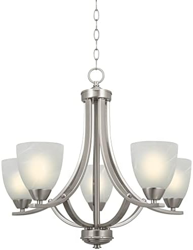 Kira Home Weston 24" 5-Light Chandelier