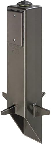 Arlington Industries GP19B-1 Outdoor Landscape Post, 19-Inch, Black