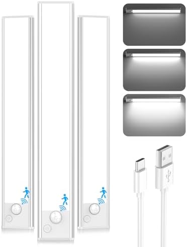 12'' Under Cabinet Lights, 2500mAh LED Battery Operated Rechargeable