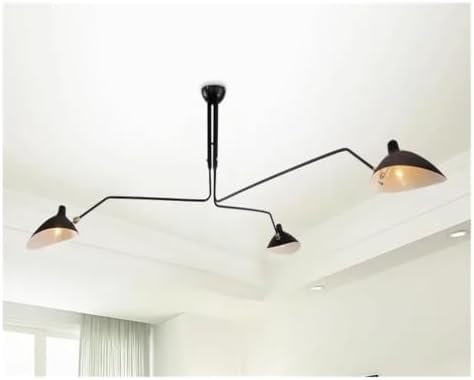 Modern Chandelier, Modern Industrial Style Branched Iron Chandelier