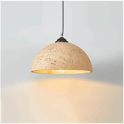 Industrial E27 Dome Pendant Light, Natural