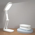 Akejrym White Foldable Rechargeable Desk Lamp