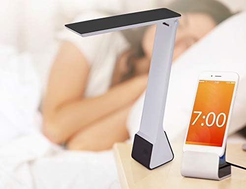Bostitch Office Rechargeable LED Desk Lamp, Black