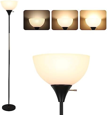 LALISU Dimmable LED Floor Lamp, 3-Way Brightness