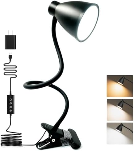 BOHON Desk Lamp, 5 Color Modes, Black