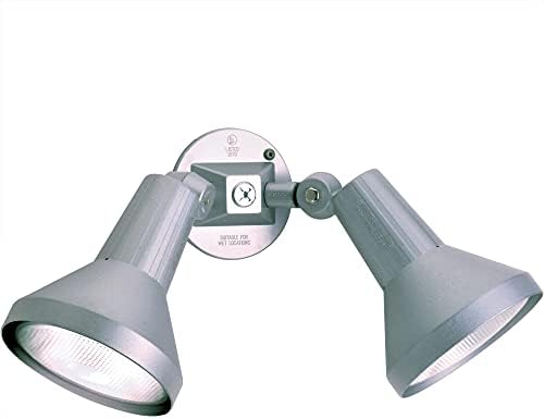 Nuvo Lighting SF77/703 Outdoor Security Flood Light, Gray