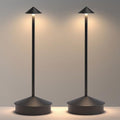 EJQ 2 Pack Cordless LED Table Lamps, Black