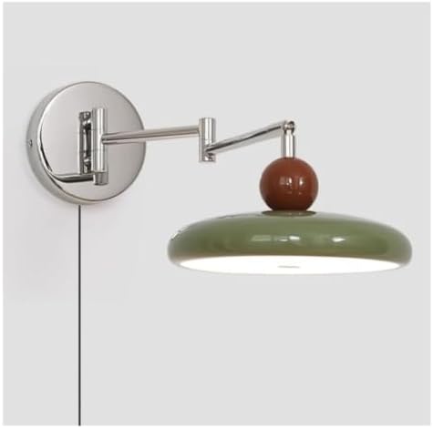 7.87 Inch Swing Arm Wall Sconce, Plug-in LED