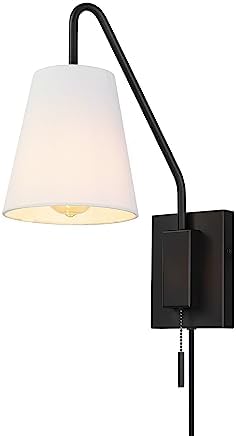 Globe Electric Matte Black Swing Arm Wall Sconce