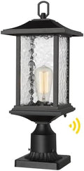 Beionxii 21-Inch Black Outdoor Post Light