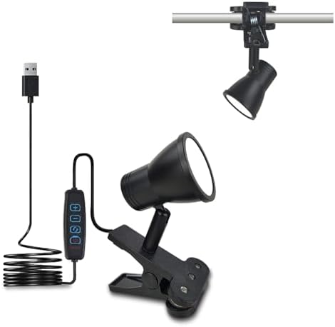 LUJOLUMIN Clip Lamp, 5W, 3 Color Temperature Options