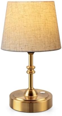 ONEWISH Gold 4000mAh Rechargeable Table Lamp