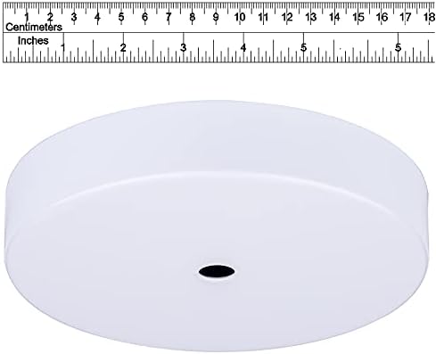 Arturesthome 7" White Ceiling Plate Light Kit