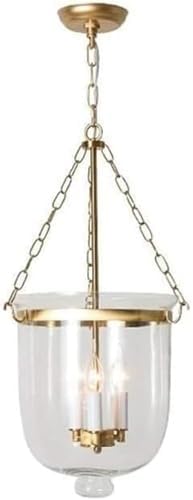 LNPTAL Vintage Gold Lantern Pendant Light
