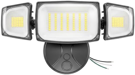Olafus 80W 8000LM LED Outdoor Flood Light, Black
